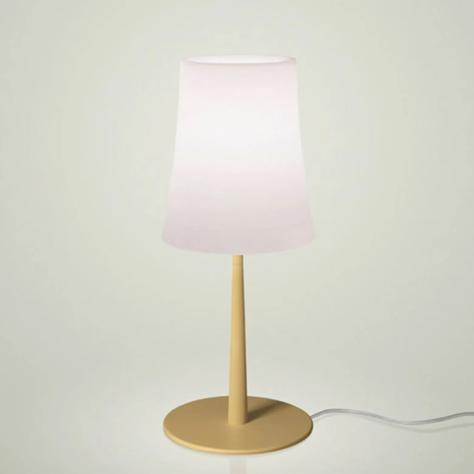 Foscarini Birdie Easy pöytävalaisin hiekankeltainen