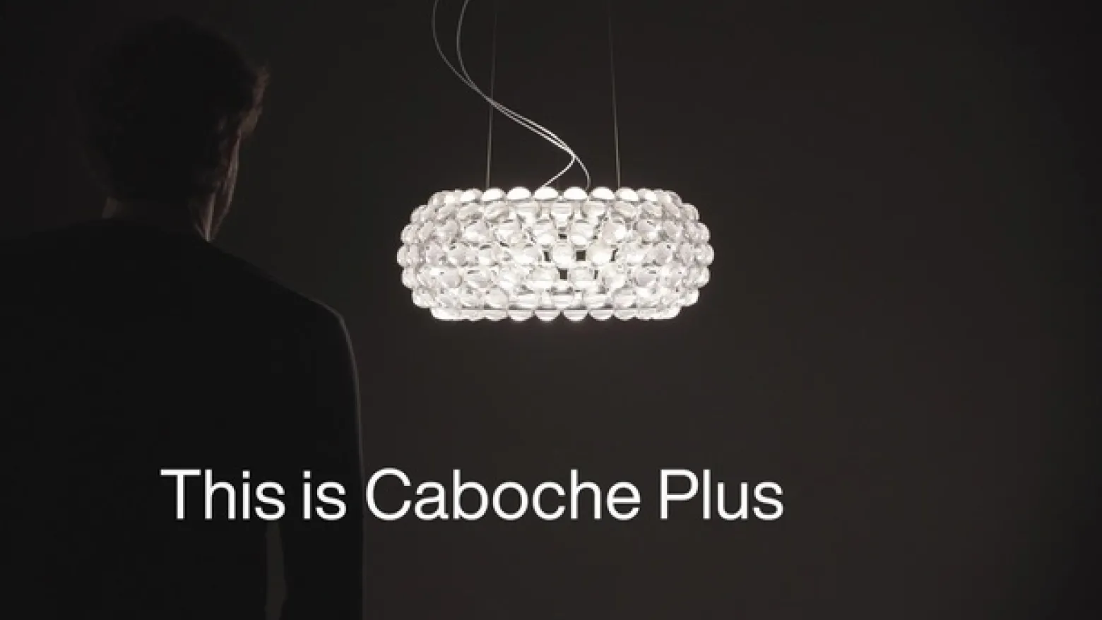 Foscarini Caboche Plus Grande -riippu dim harmaa