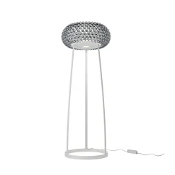 Foscarini Caboche Plus lattiavalaisin 178cm läpinäkyvä