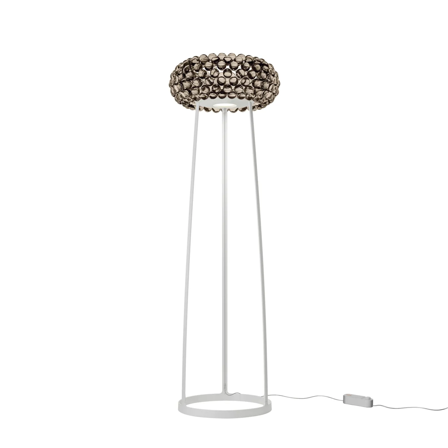Foscarini Caboche Plus lattiavalaisin 154cm savunharmaa