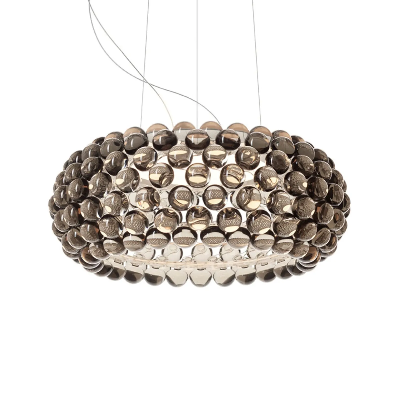 Foscarini Caboche Plus media MyLight 2700K harmaa