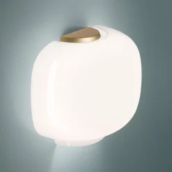 Foscarini Chouchin 3 Semi -seinävalo valk./kulta