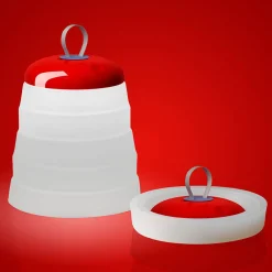 Foscarini Cri Cri LED-koristevalaisin, punainen