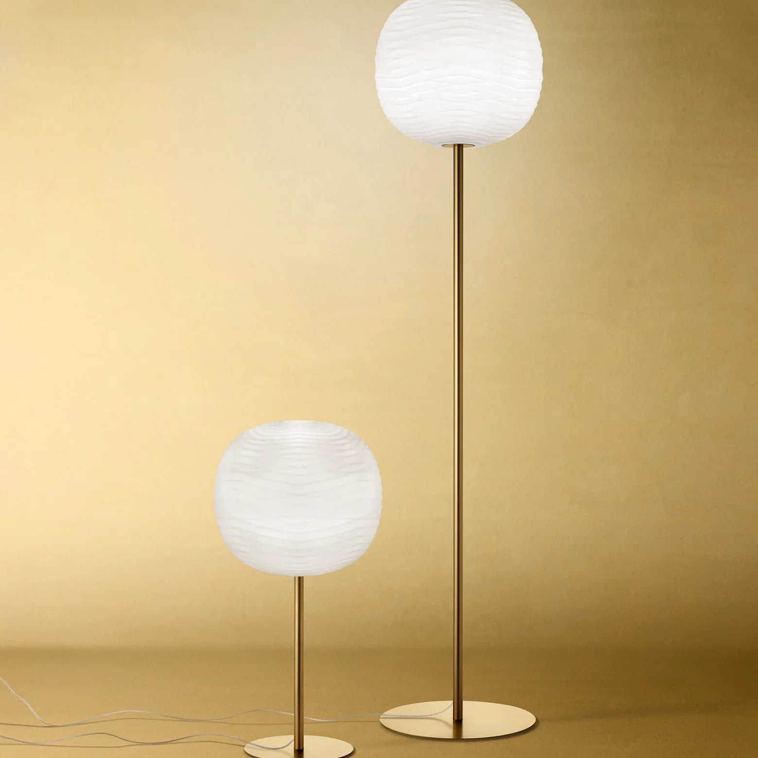 Foscarini Gem terra -lattiavalo, kulta