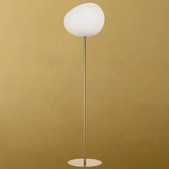 Foscarini Gregg grande -lattiavalo, 186 cm, kulta