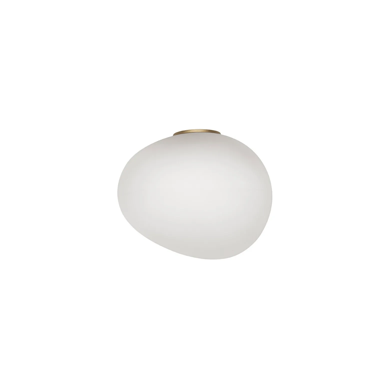 Foscarini Gregg media semi 1 -seinälamppu, kulta