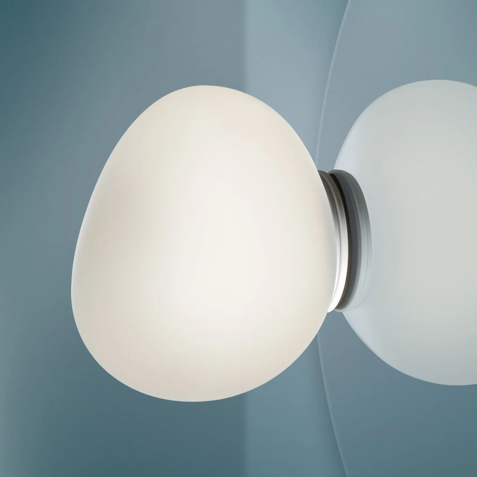Foscarini Gregg piccola -peilivalaisin, valkoinen