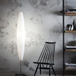 Foscarini Havana -lattiavalo, himmennin, valkoinen