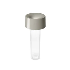 Foscarini LED-akku pöytävalaisin Fleur, valkoinen
