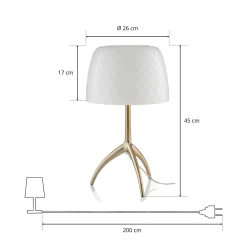 Foscarini Lumiere 30 grande pastille, himmennin