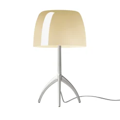 Foscarini Lumiere piccola alumiini/kerma himmennys