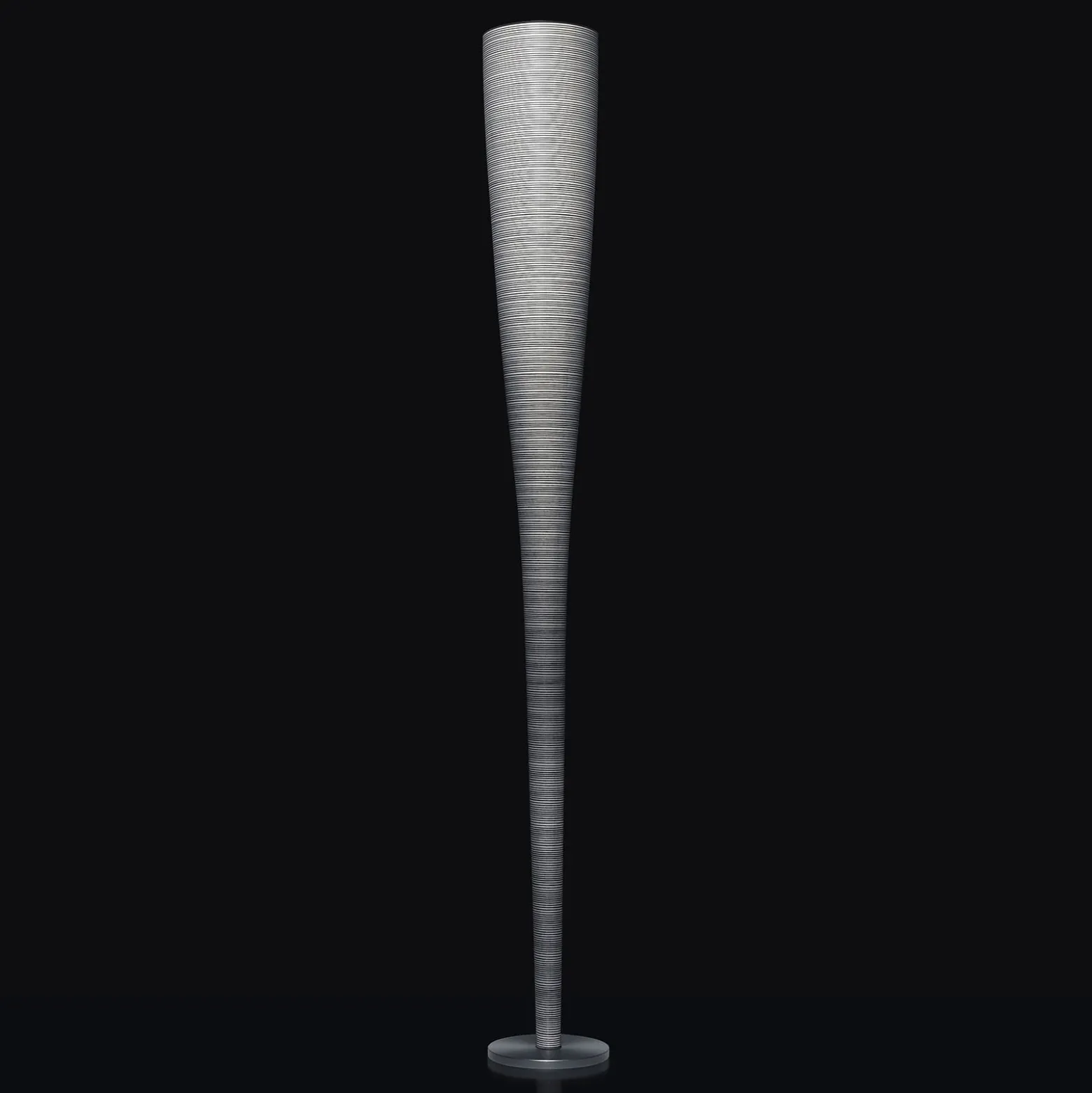 Foscarini Mite LED-lattiavalaisin, musta