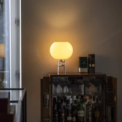 Foscarini pöytävalaisin Buds 3, cipria, lasi, muovi, E27