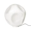 Foscarini pöytävalaisin Hoba Grande, Ø 36 cm, päälle/pois, lasi