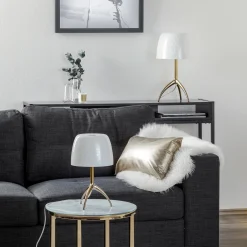 Foscarini pöytävalaisin Lumiere 30, 35 cm, kuplalasi, himmennettävä.