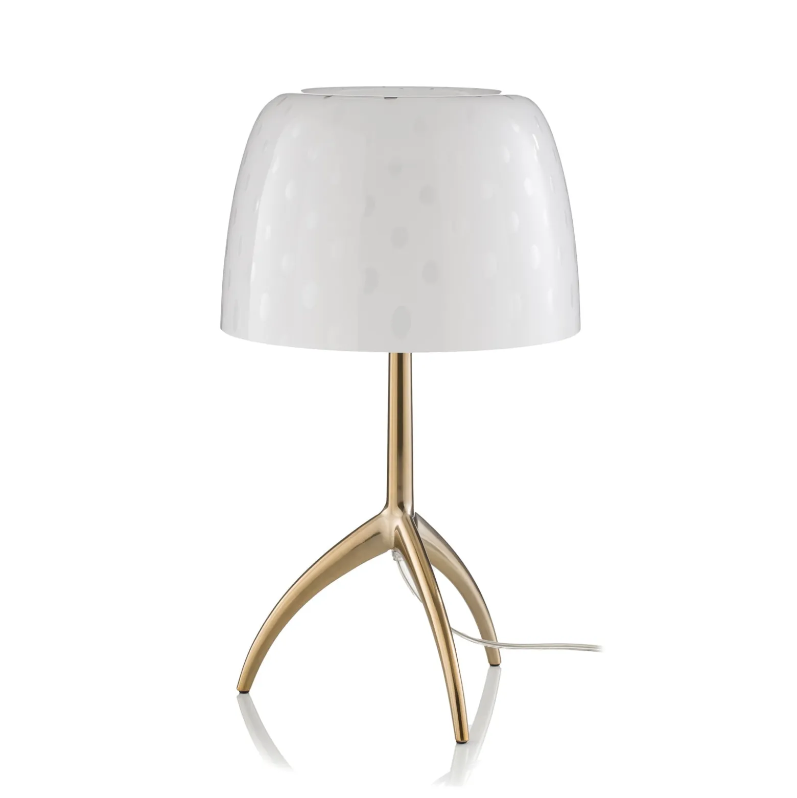 Foscarini pöytävalaisin Lumiere 30, 45 cm, kuplalasi, himmennettävä.