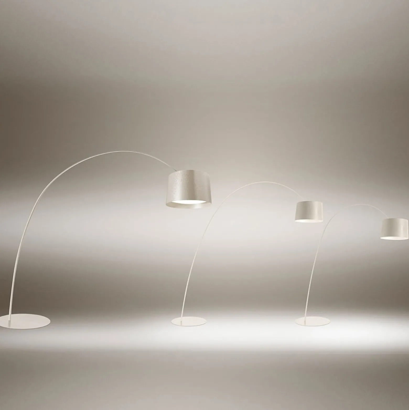 Foscarini Twiggy LED-lattiavalaisin greige