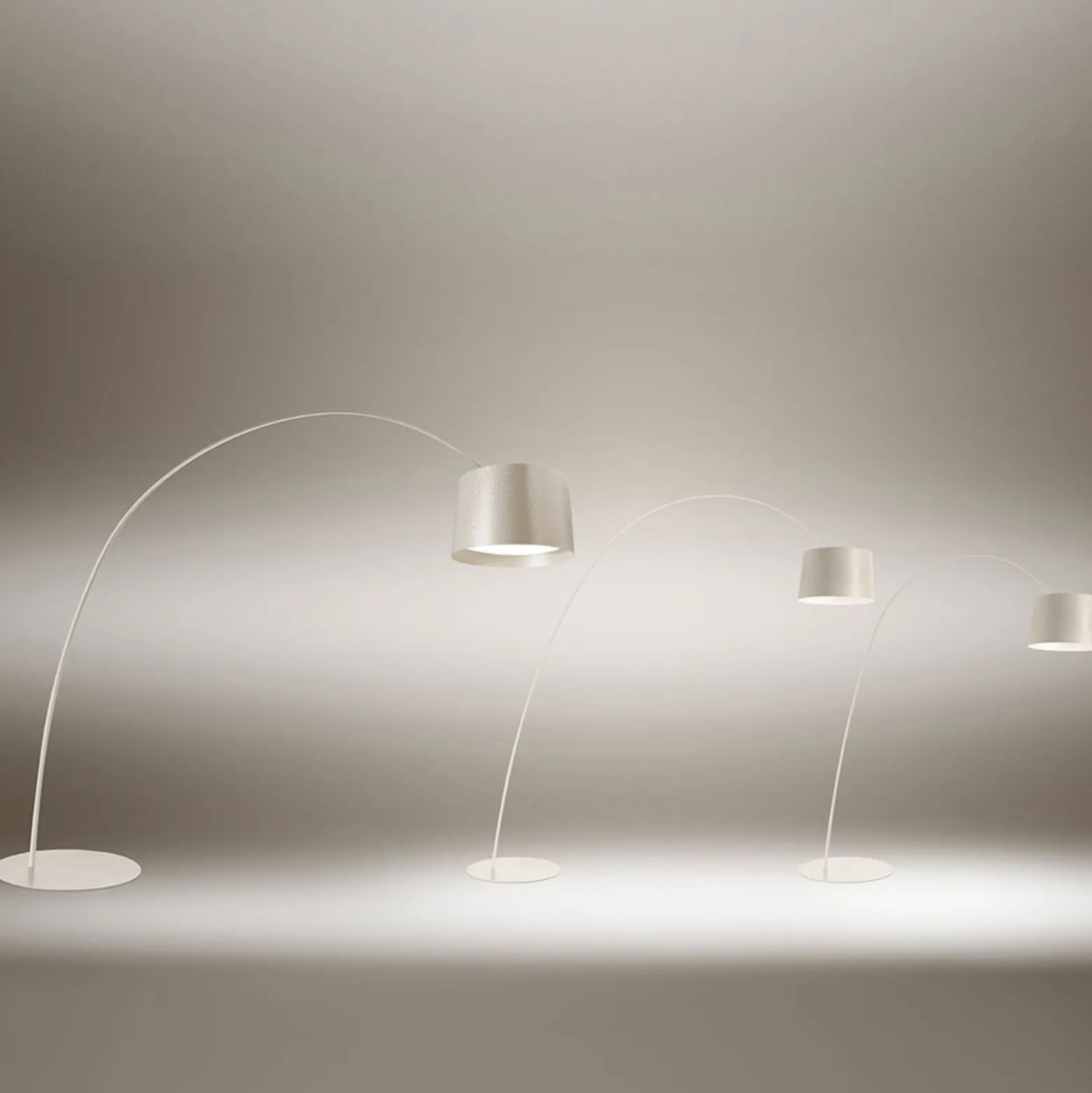 Foscarini Twiggy MyLight -LED-lattiavalo, greige