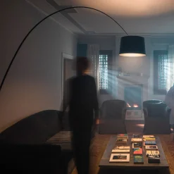 Foscarini Twiggy MyLight -LED-lattiavalo musta