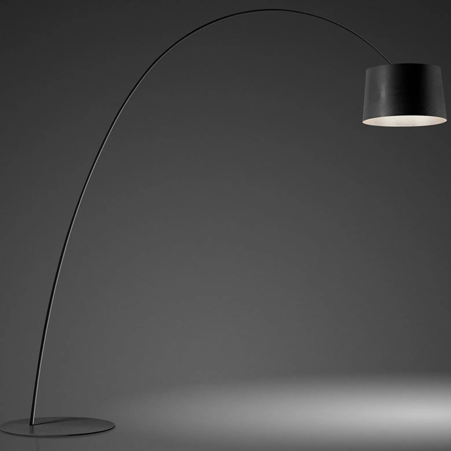 Foscarini Twiggy MyLight -LED-lattiavalo musta