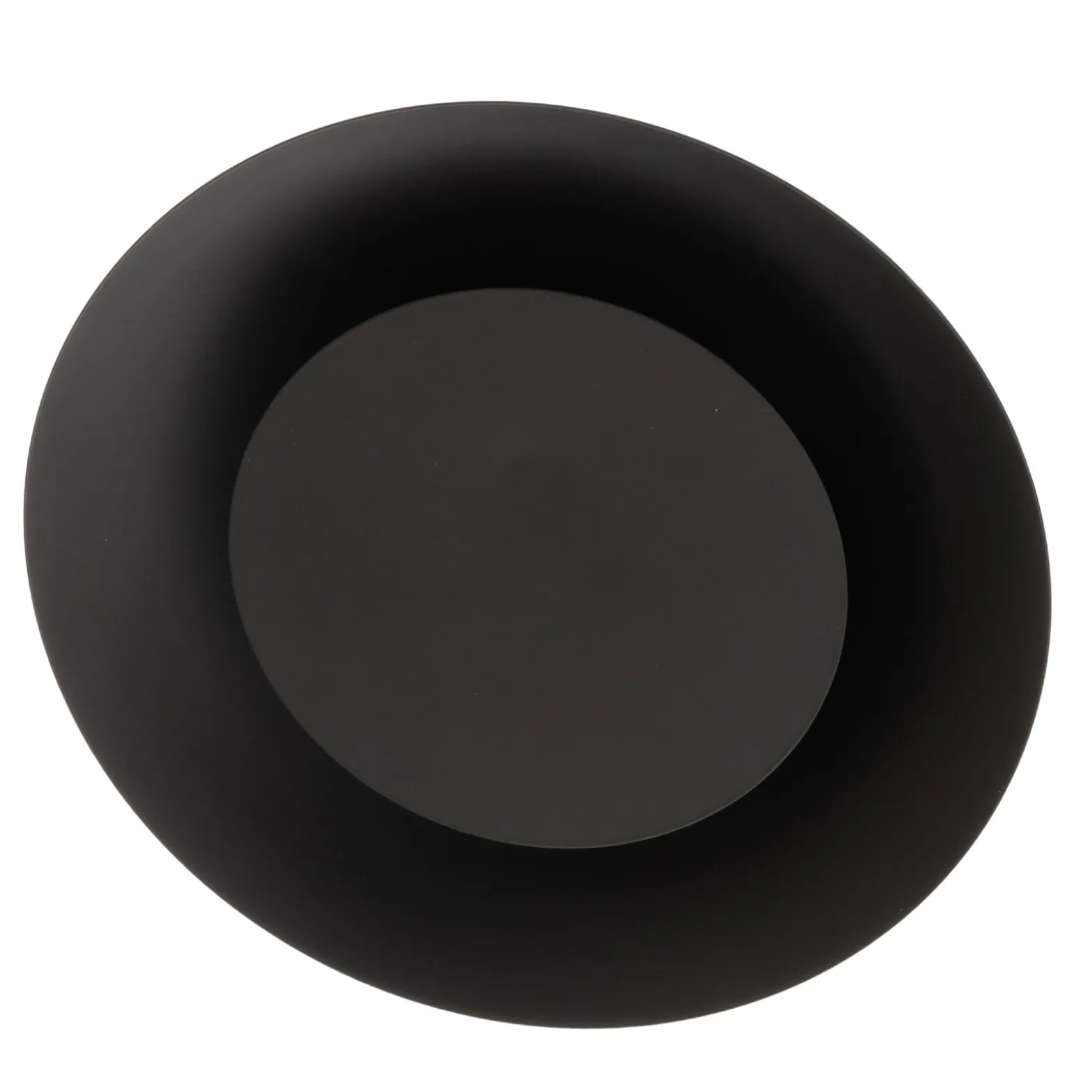 Foskal LED-kattovalaisin, musta, Ø 21,5 cm