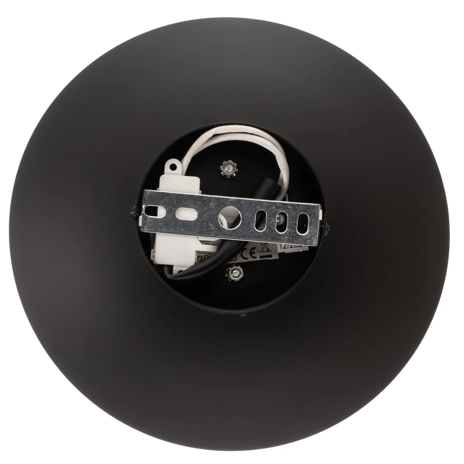 Foskal LED-kattovalaisin, musta, Ø 21,5 cm