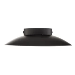 Foskal LED-kattovalaisin, musta, Ø 21,5 cm