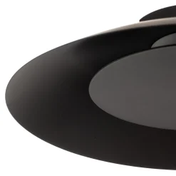 Foskal LED-kattovalaisin, musta, Ø 34,5 cm