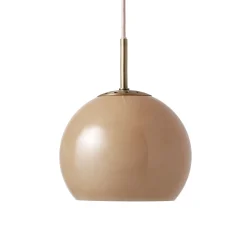 FRANDSEN Ball-riippuvalaisin, cappuccino, Ø 18 cm, lasi