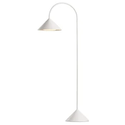 FRANDSEN LED-akkuinen lattiavalo Grasp, valkoinen, korkeus 72 cm, metalli