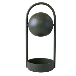 FRANDSEN LED-akkukäyttöinen pöytälamppu Ball Portable, oliivinvihreä, teräs