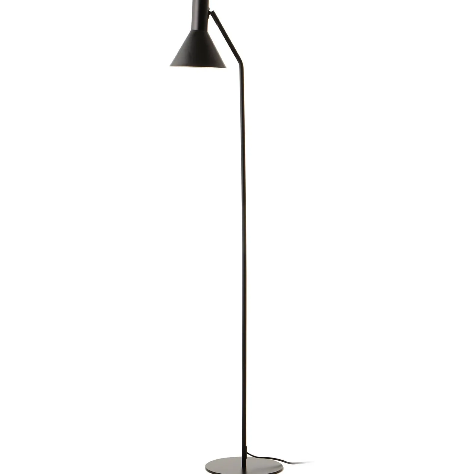 FRANDSEN Lyss lattiavalaisin, musta, metalli, korkeus 150 cm, E27
