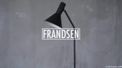 FRANDSEN Lyss lattiavalaisin, musta, metalli, korkeus 150 cm, E27