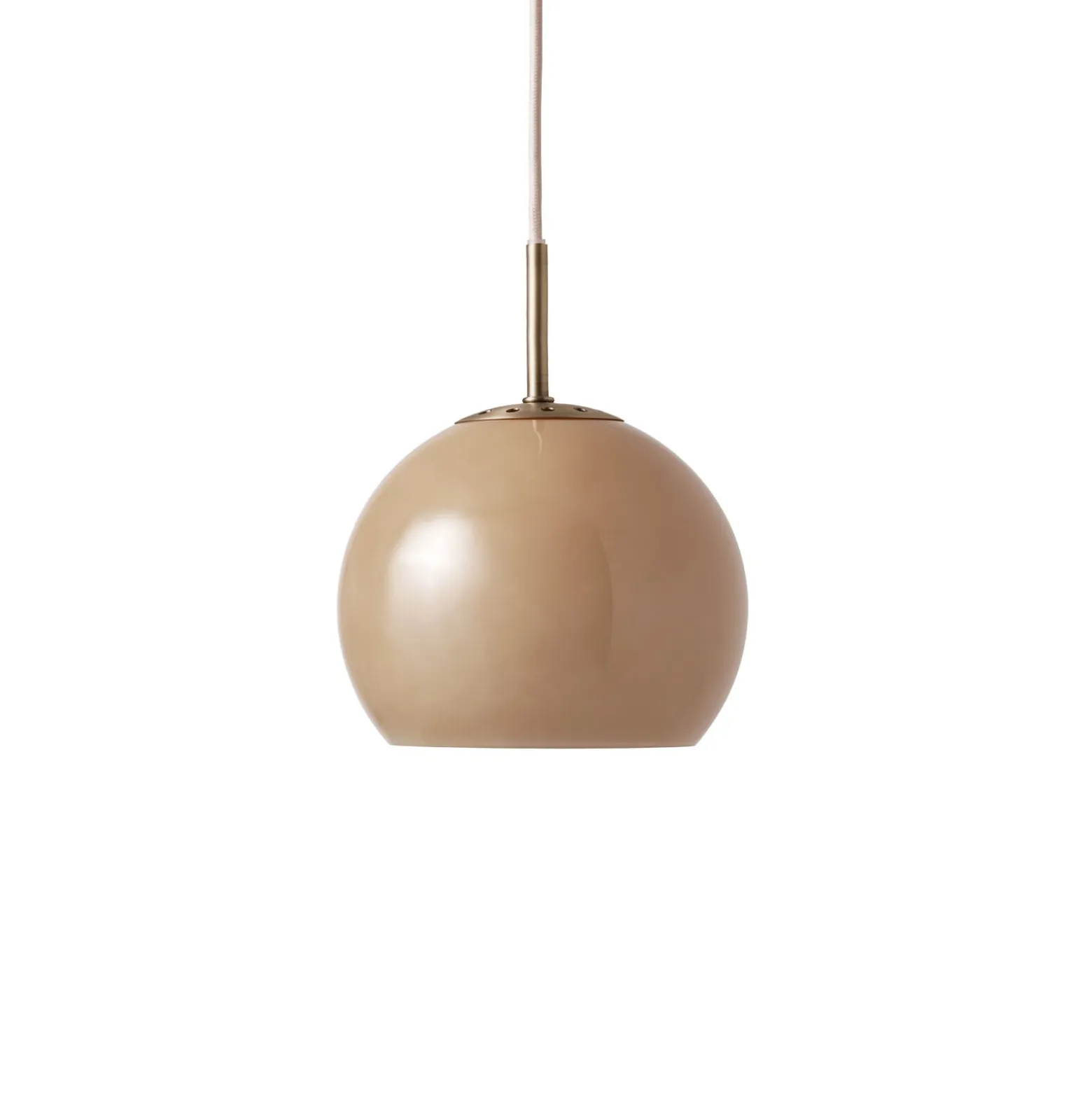 FRANDSEN riippuvalaisin Ball lasi, cappucino, Ø 25 cm