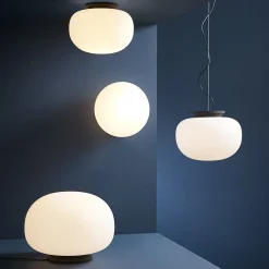 FRANDSEN Supernate-seinävalaisin, Ø 28 cm, valkoinen/opaalinen, kytkin