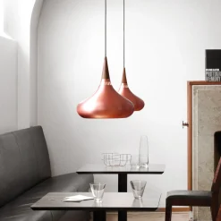 FRITZ HANSEN Orient P2 riippuvalaisin kupari/ruusu Ø 34 cm