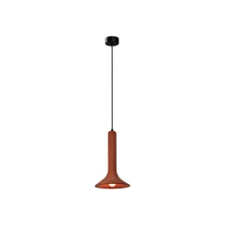 Funnel-riippuvalaisin, betoni, punainen
