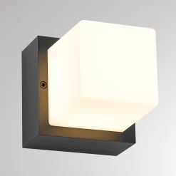 FYNN-O-ulkoseinälamppu, antrasiitti, 11 cm, IP65, CCT-valonlähteen kytkentä