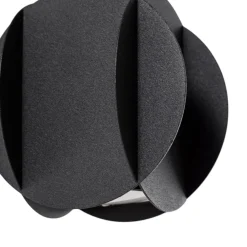 GAMBIT riippuvalaisin, musta, Ø 10 cm, metalli, GU10 LED