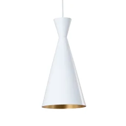 Glenora-riippuvalaisin, valkoinen, Ø 18 cm, metalli, E27