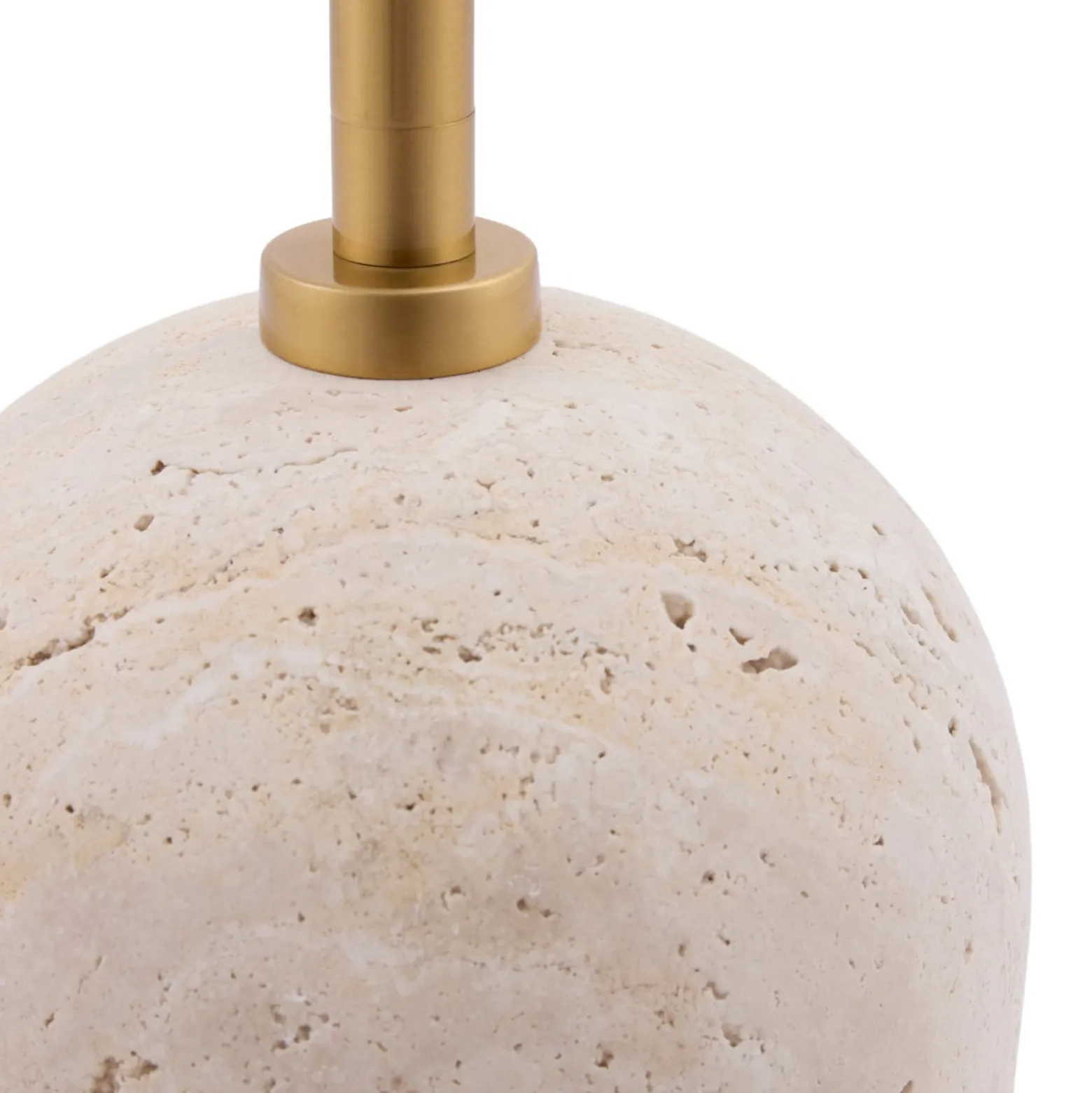 Globen Lighting Gino-maavalaisin, jalka travertiini, beige, 145 cm