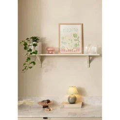 Globen Lighting IRIS-akkupöytävalaisin, vihreä, korkeus 23 cm