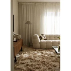 Globen Lighting lattiavalaisin Cannes, beige, korkeus 140 cm