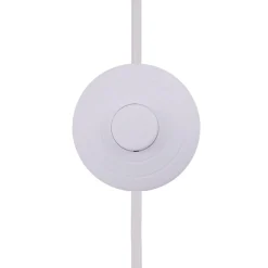 Globen Lighting lattiavalaisin Florian, valkoinen/beige, korkeus 80 cm