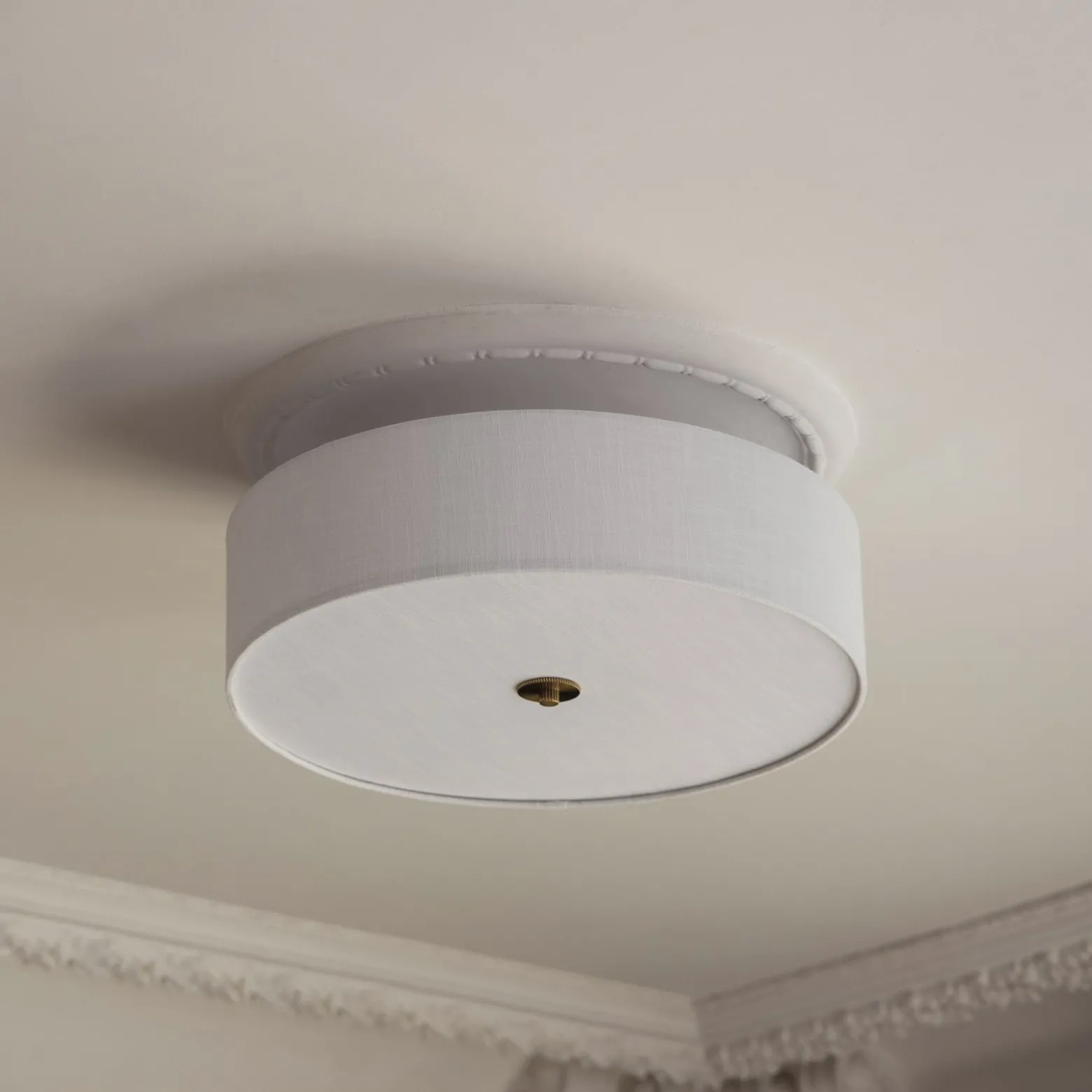 Globen Lighting Noah -kattovalaisin, halkaisija 50 cm, valkoinen
