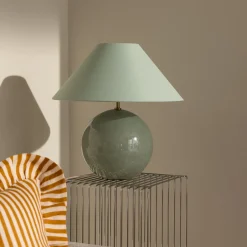 Globen Lighting pöytävalaisin IRIS, vihreä, korkeus 45 cm