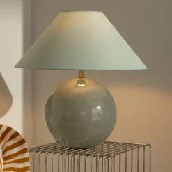 Globen Lighting pöytävalaisin IRIS, vihreä, korkeus 45 cm