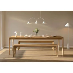 Globen Lighting riippuvalo CURVE 3, valkoinen, 3-lamppuinen, 95 cm