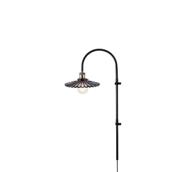 Globen Lighting seinävalaisin COBBLER, harmaa, korkeus 75 cm