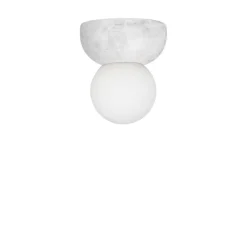 Globen Lighting Torrano -seinävalaisin, valkoinen, Ø 13 cm, IP44